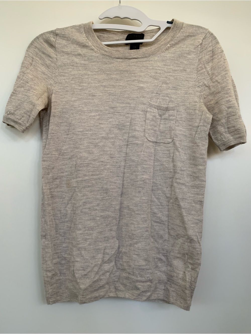 J Crew 100% Italian Cashmere Short Sleeve Sweater